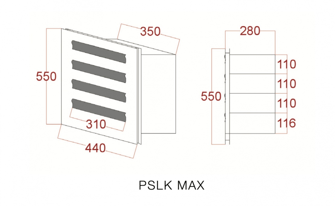 Poštové schránky – PSLK MAX